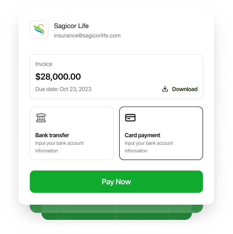 HandyPay Invoice Payment Interface